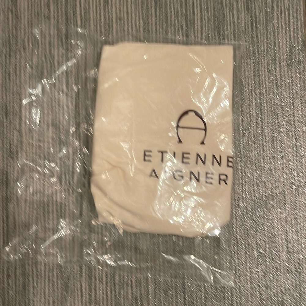 Brand new Duster bag for my new Etienne Aigner shoes